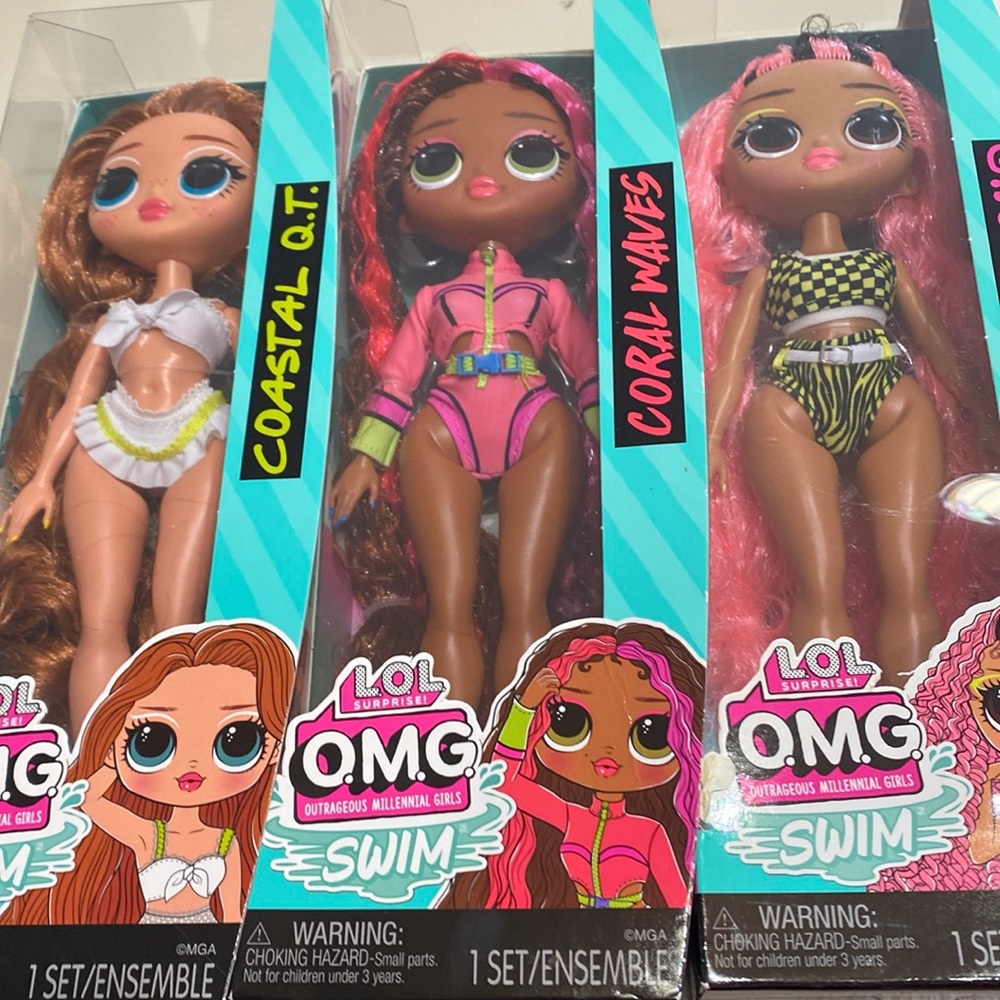 LOL Dolls all 3 Coastal Swim New in Boxes All
3 GIFTS IN ONE ORDER